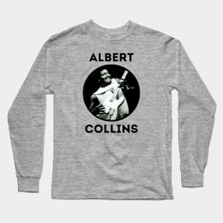 albert collins || blue Long Sleeve T-Shirt